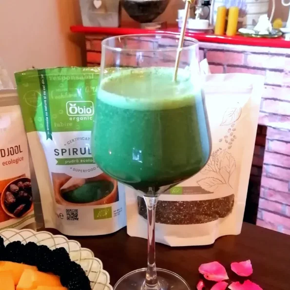 Spirulina pudra raw Bio 125gr Obio