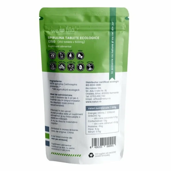 Spirulina tablete Bio Obio 125g