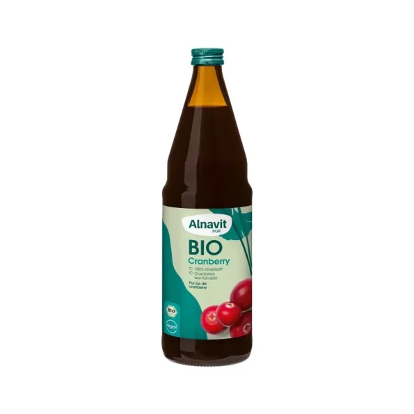 Suc merișoare presat la rece, din Canada, Alnavit, 750 ml