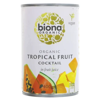 Cocktail fructe tropicale Bio, mix natural, Biona, 400g