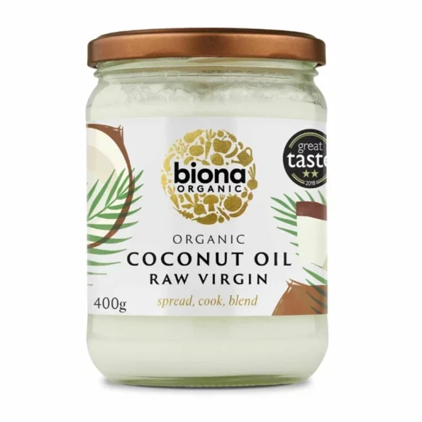 Ulei de cocos virgin Bio, presat la rece, Biona, 400g