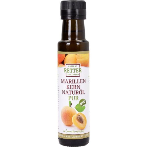 Ulei din samburi de caise presat la rece, Bio, Retter, 100ml