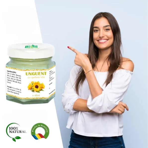 Unguent cu galbenele Bios Mineral Plant 45ml