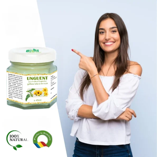 Unguent cu marul lupului galbenele si arnica Bios Mineral Plant 45ml