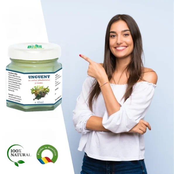 Unguent dureri reumatice cu untul pamantului si hrean 45 ml Bios Mineral Plant