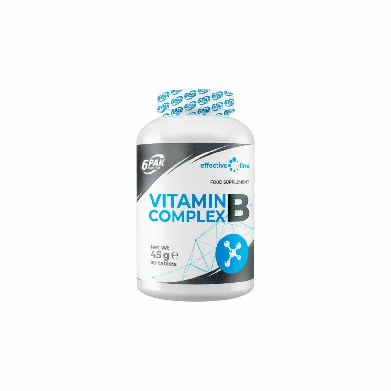 Vitamin B Complex 90 tablete 6Pak Nutrition