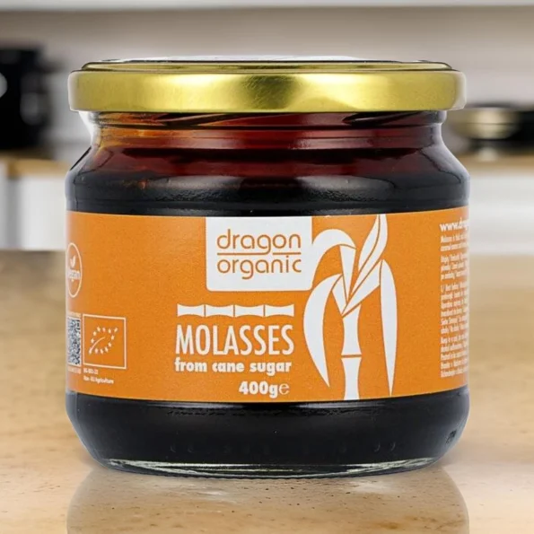 Melasă din trestie de zahăr, bio, vegană, Dragon Superfoods, 400g