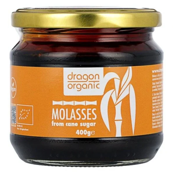 Melasă din trestie de zahăr, bio, vegană, Dragon Superfoods, 400g