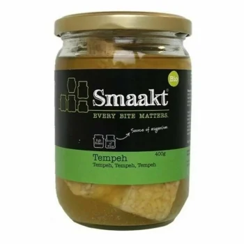 Tempeh bio, fermentat din soia, mâncare vegană, Smaakt, 400g