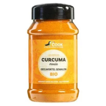 Turmeric pudră bio, condiment ayurvedic, Cook, 200g