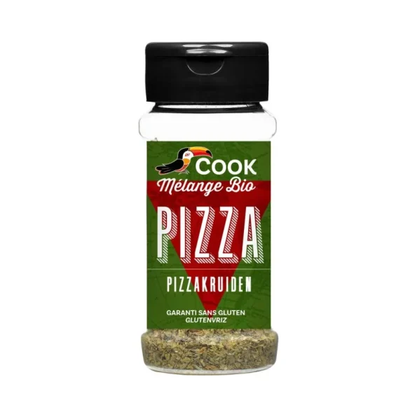 Mix condimente pizza mediteraneană bio, Cook, 13g