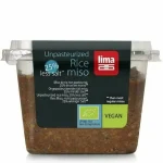Pasta Miso orez si soia, continut redus sare, bio 300g Lima