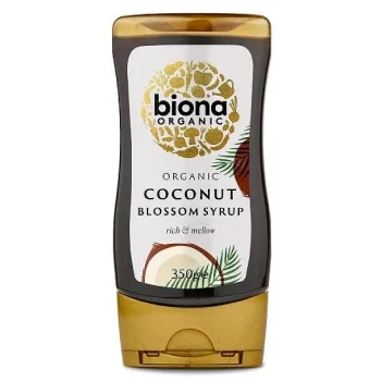 Nectar din flori de cocos Bio, îndulcitor natural, Biona, 350g