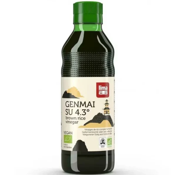 Genmai Su otet din orez brun Bio Lima 250ml