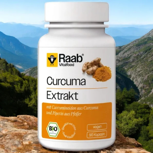 Turmeric bio, extract standardizat forte, Raab, 500mg, 90cps