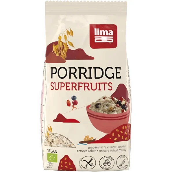 Porridge cu superfructe, fara gluten, Bio, Express Lima, 350g