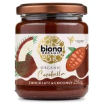 Unt de cocos cu ciocolată bio, tartinabil, CocoBella, Biona, 250 g