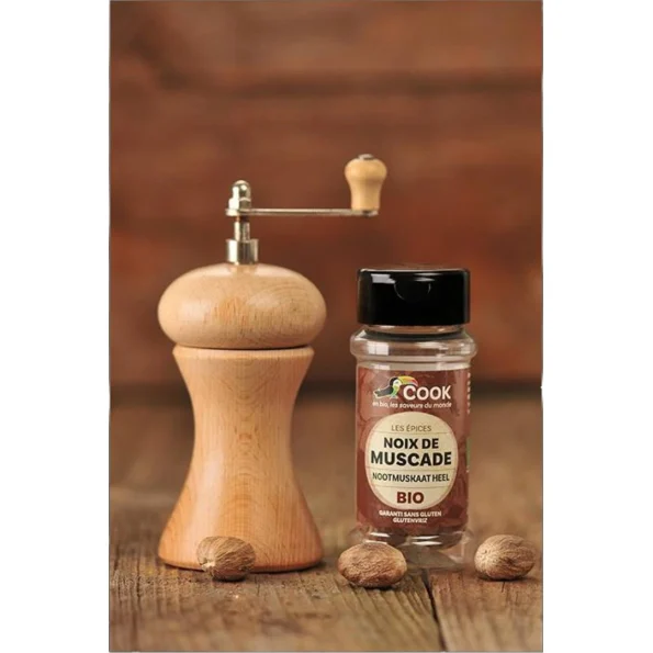 Râșniță pentru condimente Cook, lemn, măcinare reglabilă Râșniță pentru condimente Cook, lemn, măcinare reglabilă