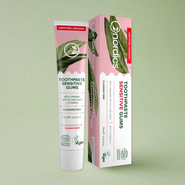 Pasta de dinti cu urzica si salvie, Bio Sensitive, Nordics, 75ml