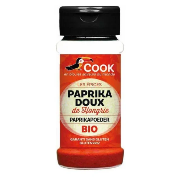 Paprika bio, boia dulce din Ungaria, Cook, 40g Paprika bio, boia dulce din Ungaria, Cook, 40g