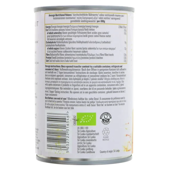 Cocktail fructe tropicale Bio, mix natural, Biona, 400g