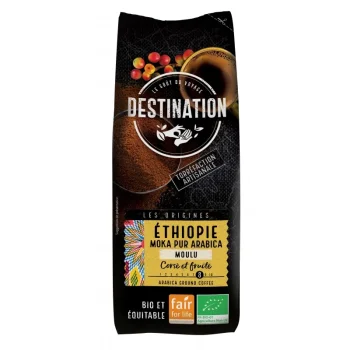 Cafea macinata, Arabica, Etiopia, bio, Fair Trade, Destination, 250 g
