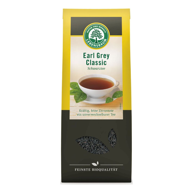 Ceai negru organic Lebensbaum Earl Grey Classic