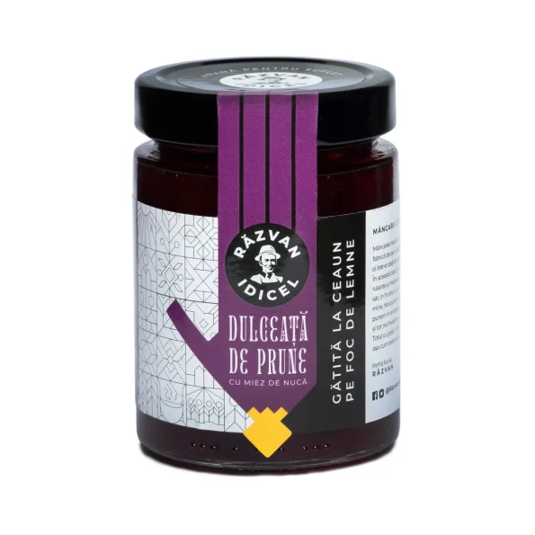 Dulceata de prune cu miez de nuca Razvan 380g