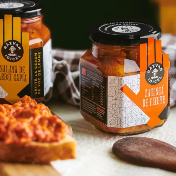 Zacusca de vinete la ceaun Razvan 350g