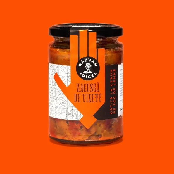 Zacusca de vinete la ceaun Razvan 350g