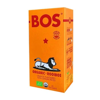Ceai Rooibos cu aroma de portocale si ghimbir Bio BOS