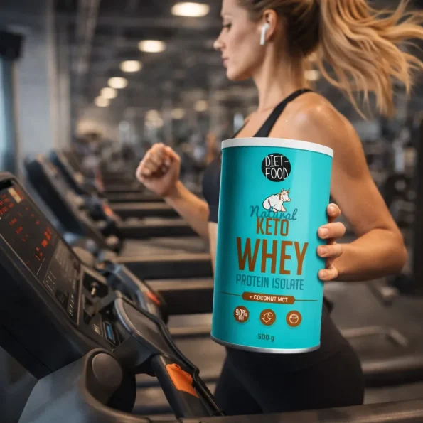 Izolat proteic din zer Diet Food cetogenic ulei MCT cocos 500g