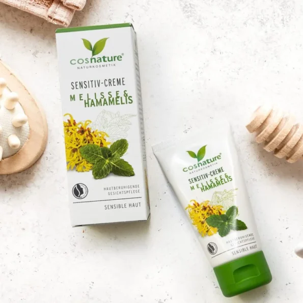 Crema piele sensibila, melisa si hamamelis, Cosnature, 50ml
