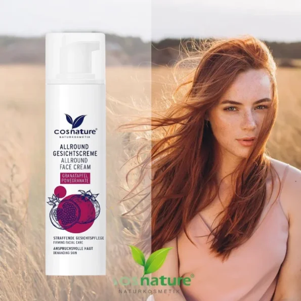 Crema de fata complex cu rodie, revitalizanta, Bio Natural, Cosnature, 50ml