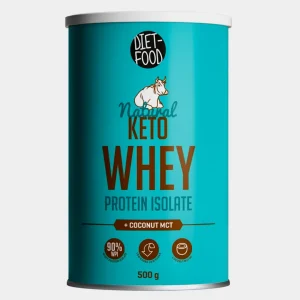 Izolat proteina din zer Keto + Cocos MCT Whey Protein 500 g Diet Food