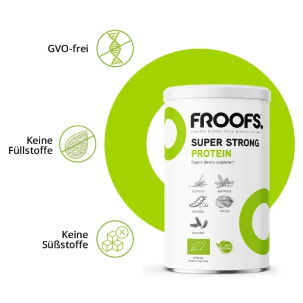 Pudra proteica Bio, Super Strong Protein, FROOFS, 400g