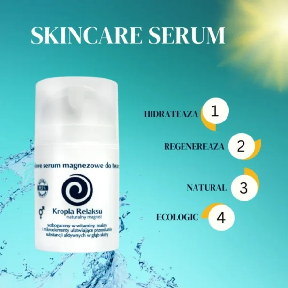 Ser de fata cu magneziu anti-imbatranire Kropla Relaksu, 50ml