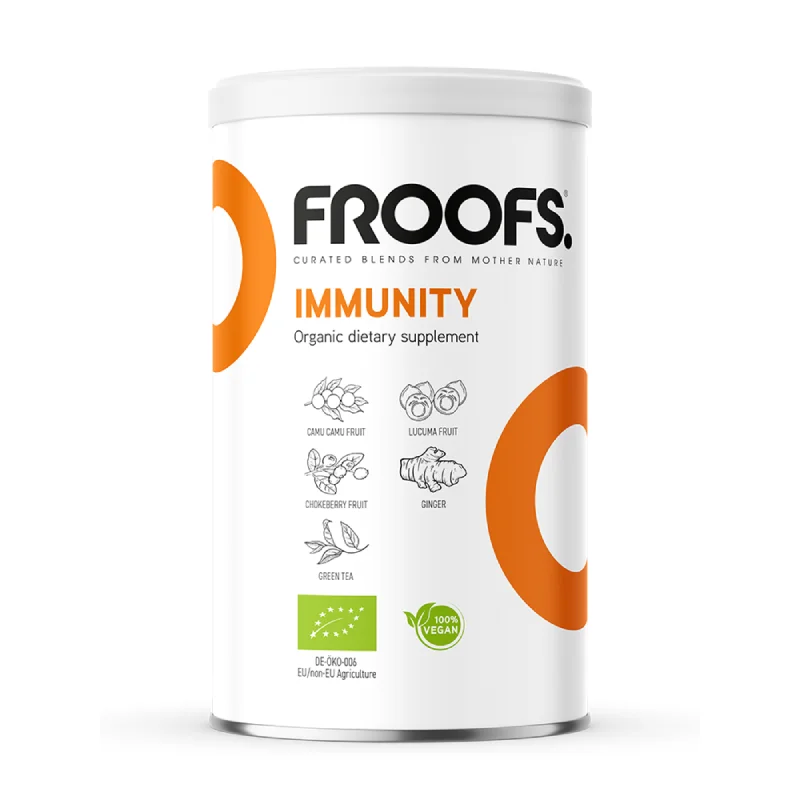 Supliment camu camu, aronia si ghimbir Bio Immunity Mix 200 g FROOFS