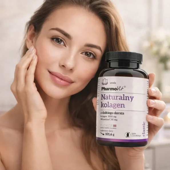 Colagen marin cod sălbatic Atlantic hidrolizat PharmoVit 5000mg 1016g