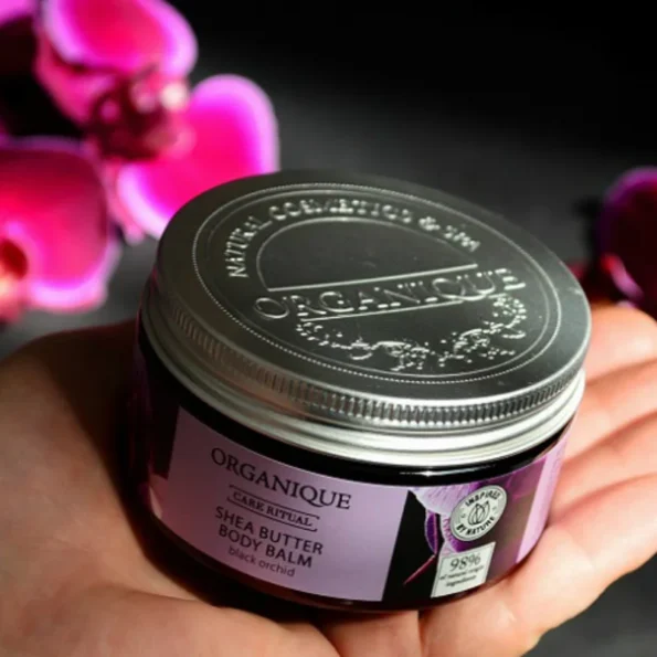 Lotiune de corp cu unt de shea, Black Orchid, Organique, 100 ml