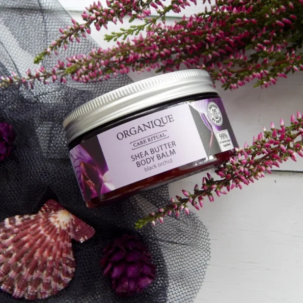 Lotiune de corp cu unt de shea, Black Orchid, Organique, 100 ml