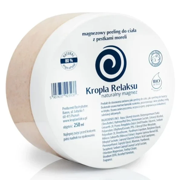 Exfoliant de corp cu magneziu, Kropla Relaksu, 250ml