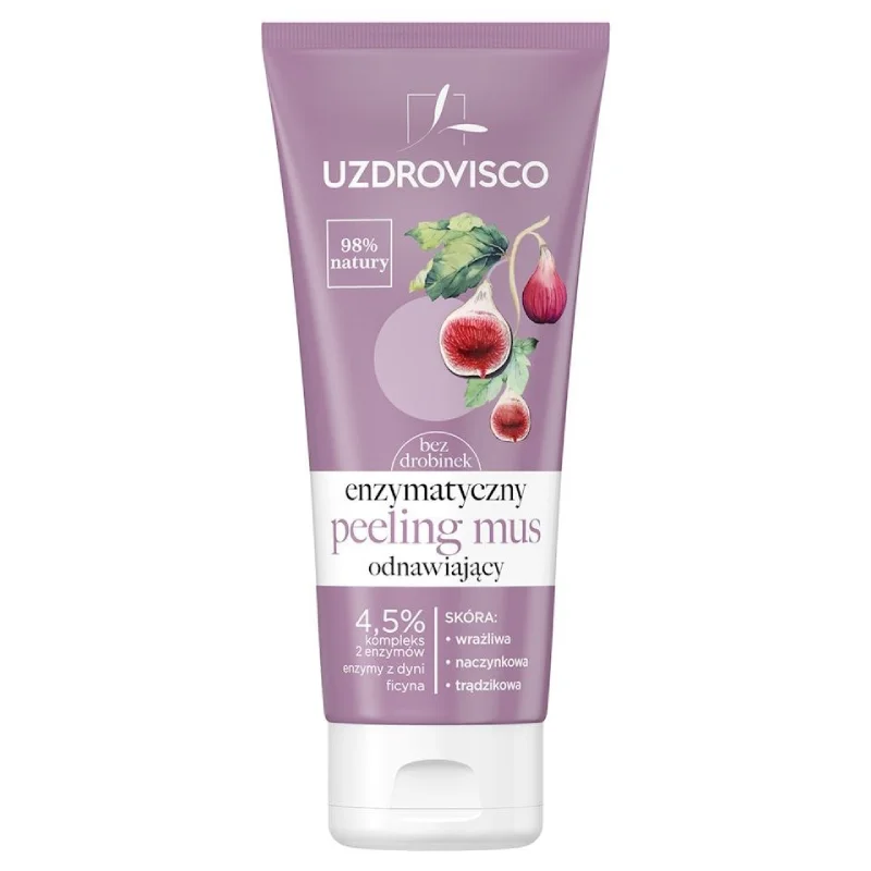 Peeling facial enzimatic de reînnoire si curățare Mousse Uzdrovisco 60 ml