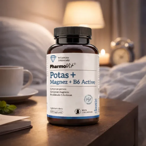 Potasiu + Magneziu + Vitamina B6 Active Pharmovit 120 capsule