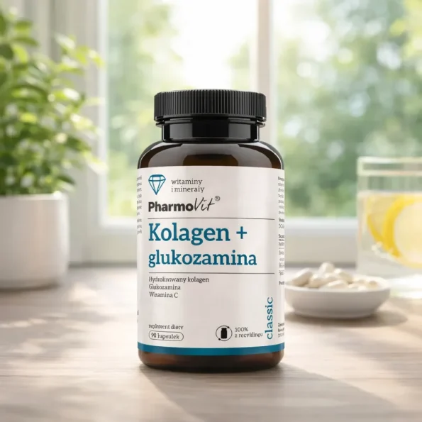 Colagen Glucozamina, Pharmovit 90 buc. 689g