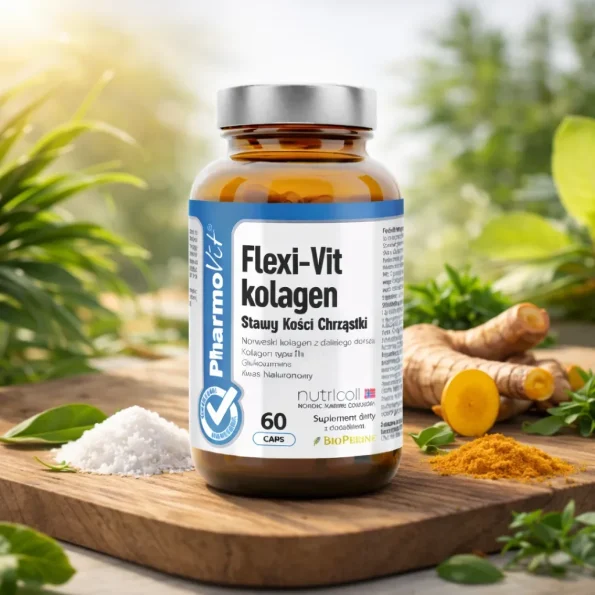 Colagen hidrolizat Pharmovit Flexi-Vit tip I II glucozamină MSM capsule 60 buc