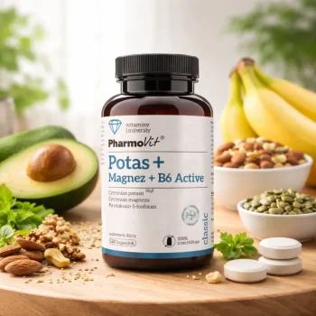 Potasiu + Magneziu + Vitamina B6 Active Pharmovit 120 capsule