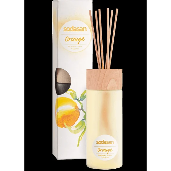 Odorizant de cameră bio, aromă portocală, Sodasan, 200 ml