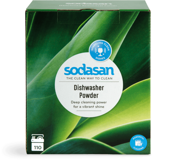 Detergent praf masina spalat vase, bio, 1.650Kg, Sodasan