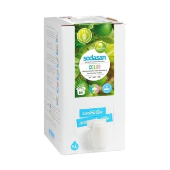 Detergent lichid eco Lime, rufe albe si colorate, Sodosan, 5L